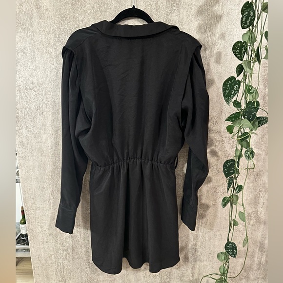 ZARA Black Long Sleeve Dress - Picture 2 of 2